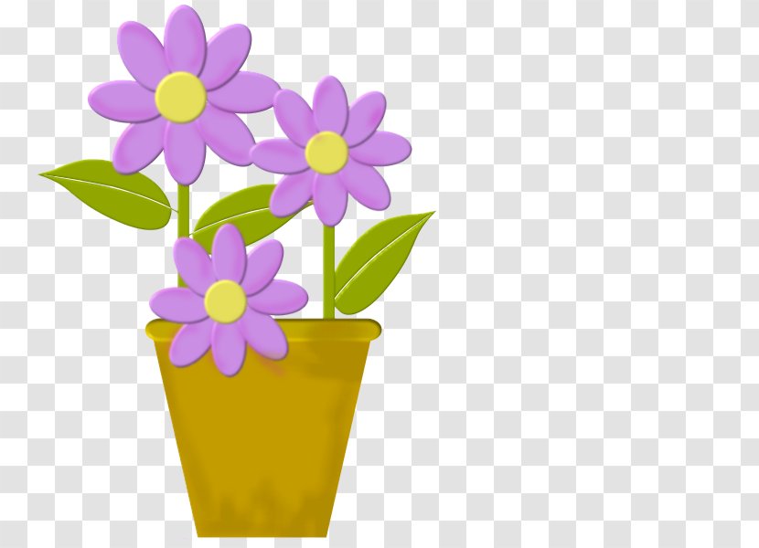 Floral Design Cut Flowers Flowerpot Desktop Wallpaper - Flora - Fond Ecran Transparent PNG