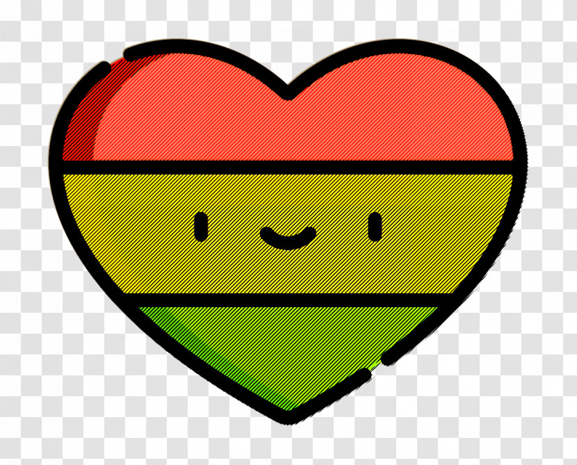 Love And Romance Icon Reggae Icon Heart Icon Transparent PNG