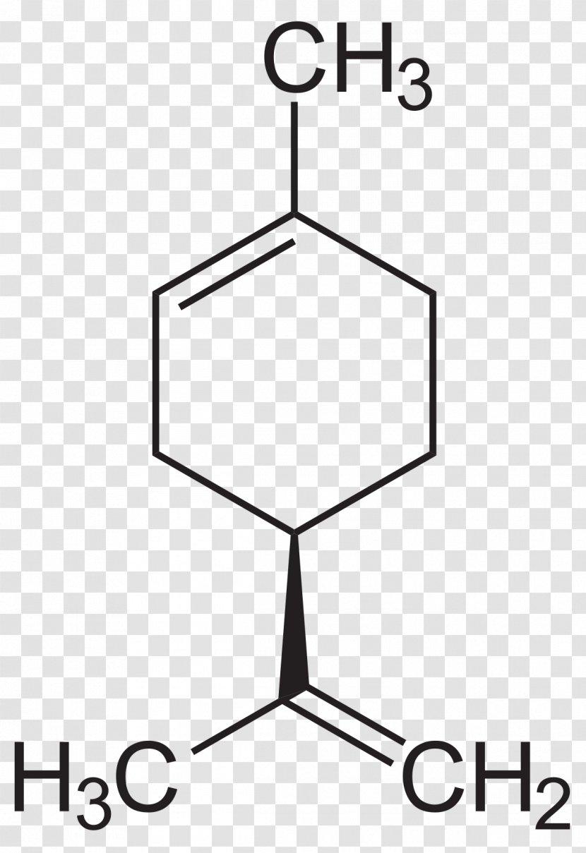 Terpene Chemical Substance Limonene Absinthe Myrcene - Black And White - Citrics Transparent PNG