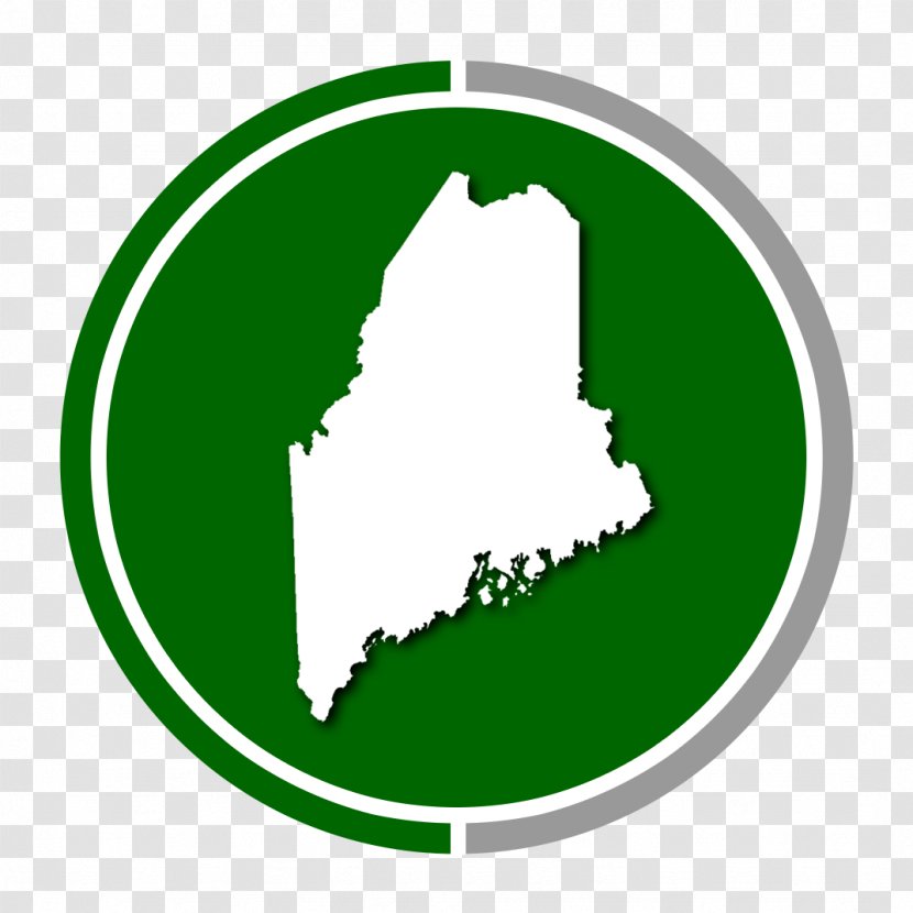 Blank Map Portland Augusta - Maine Transparent PNG