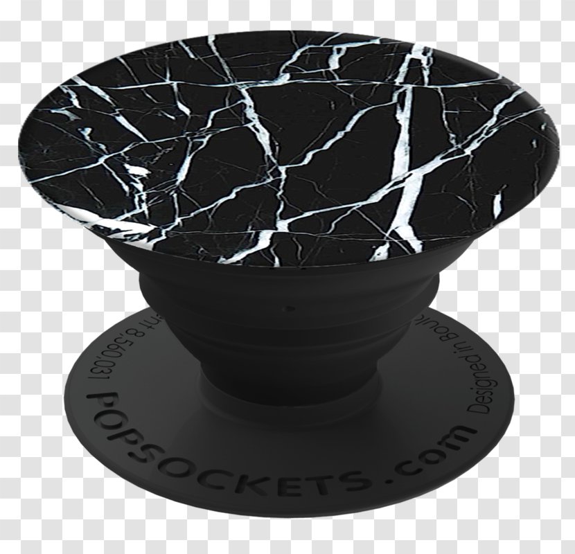 PopSockets Grip Stand Marble Mobile Phone Accessories Amazon.com Smartphone - Black Transparent PNG