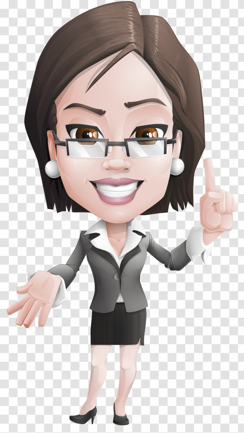 Female Businessperson - Cartoon - Business Woman Transparent PNG