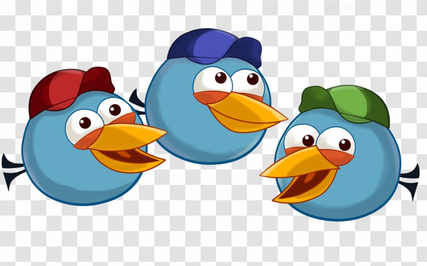 Duck Angry Birds 2 Go! - Water Bird - Blue Transparent PNG