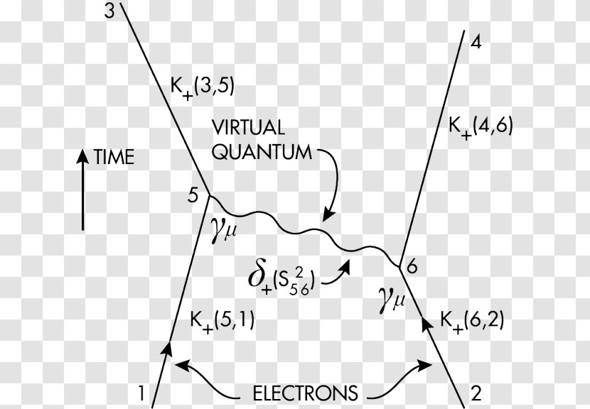 QED: The Strange Theory Of Light And Matter Feynman Diagram Quantum Electrodynamics Physics - Heart - Space Transparent PNG