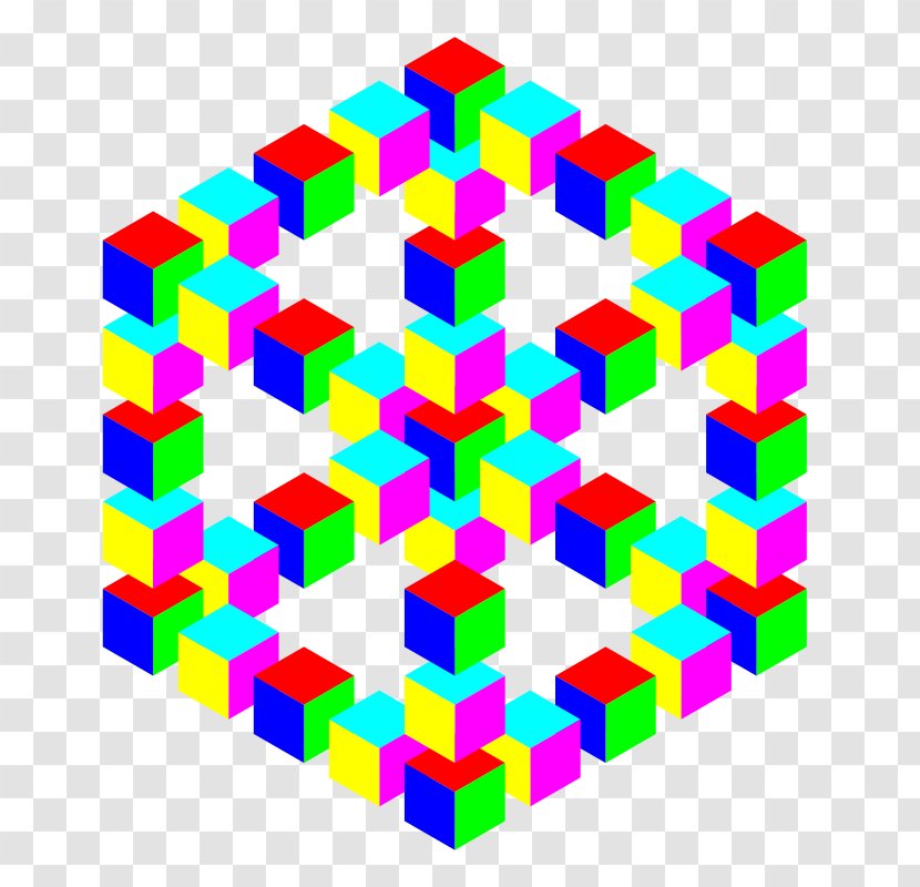 Penrose Triangle Hexagon Clip Art - Rectangle - Hexagonal Shape Transparent PNG