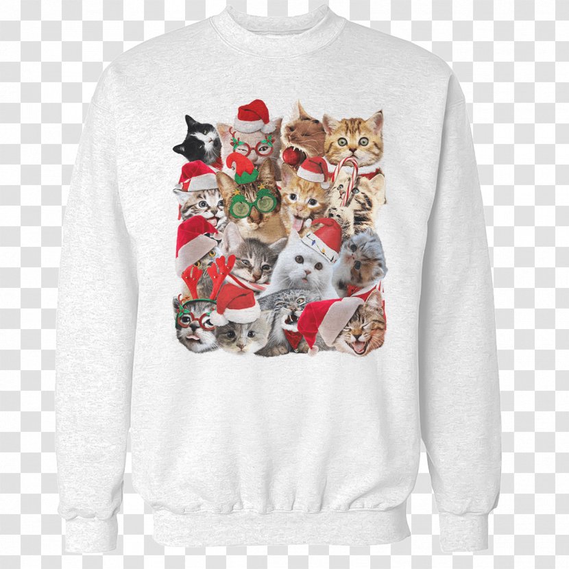 Christmas Jumper Sweater T-shirt Santa Claus Transparent PNG