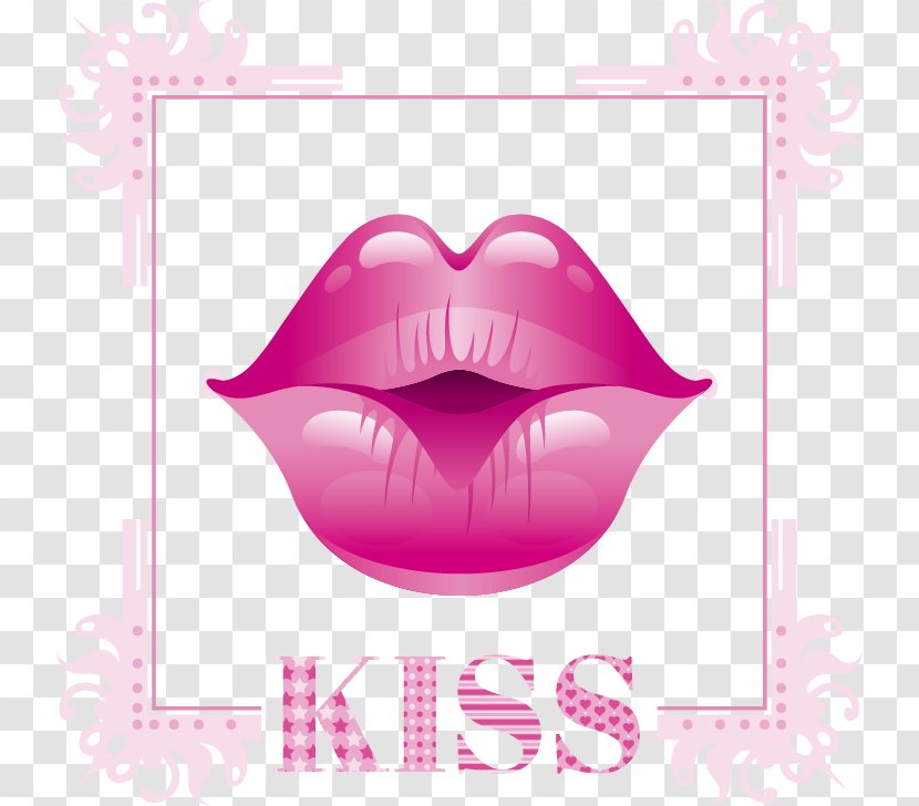 Kiss Lip Love Royalty-free - Cartoon - Lips Transparent PNG