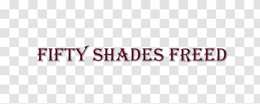 Logo Brand Font - Text - Fifty Shades Transparent PNG