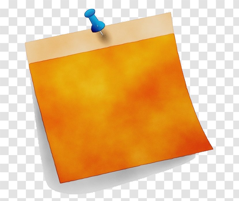 Watercolor Paper - Rectangle - Yellow Transparent PNG