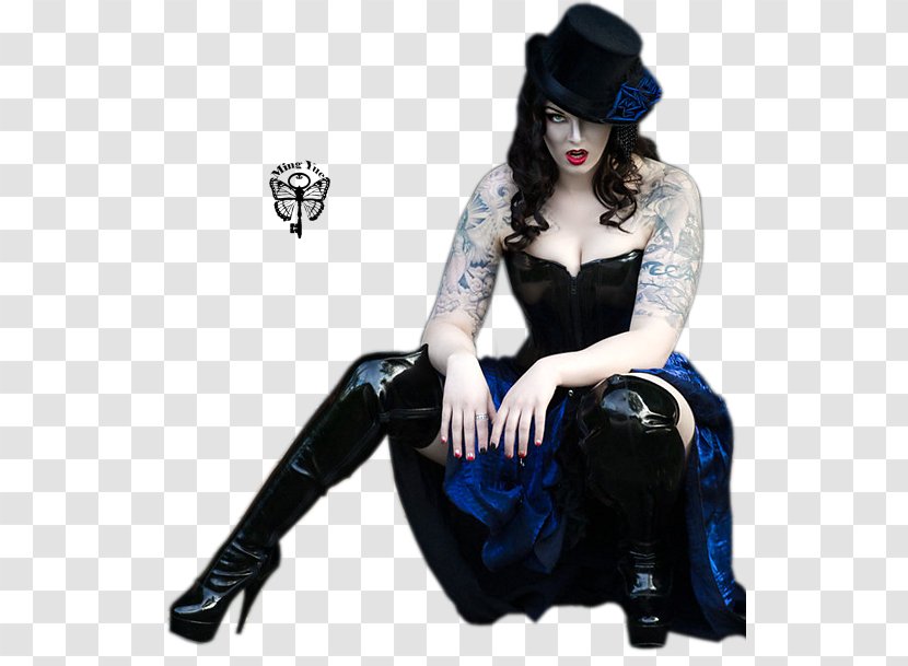 Goth Subculture Punk Fashion Image Woman - Heart Transparent PNG