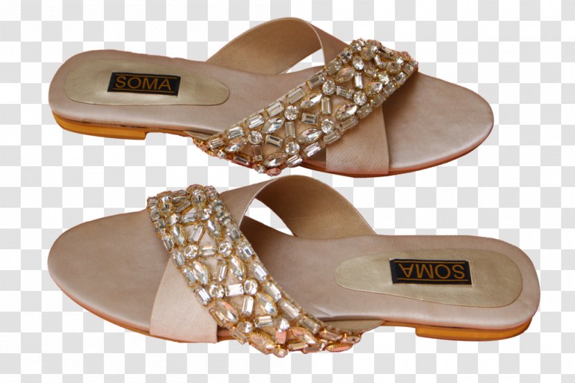 Flip-flops Product Design Shoe - Footwear - Comfortable Wedding Shoes For Women Golden Transparent PNG