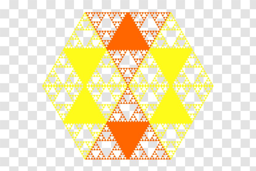 Fractal Hexagon Sierpinski Triangle Clip Art - Honeycomb Transparent PNG