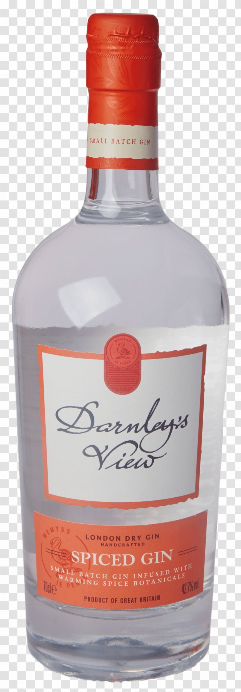Liqueur Darnley's London Dry Gin Elderflower Cordial Product - Watercolor - Heart Transparent PNG