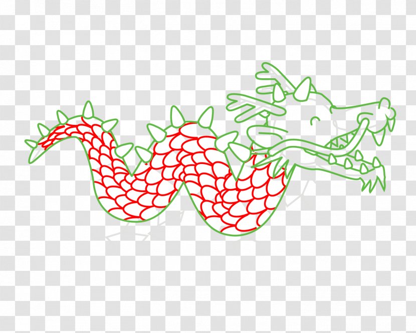 Clip Art China Openclipart Chinese Dragon - Green Transparent PNG
