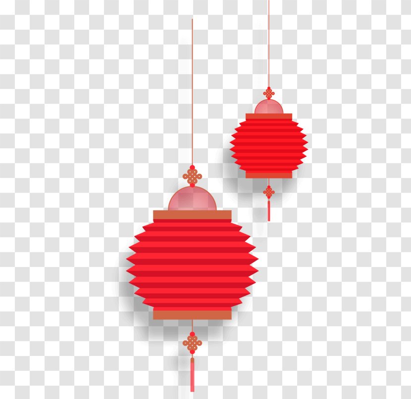 Chinese New Year Lantern Festival - Boader Streamer Transparent PNG