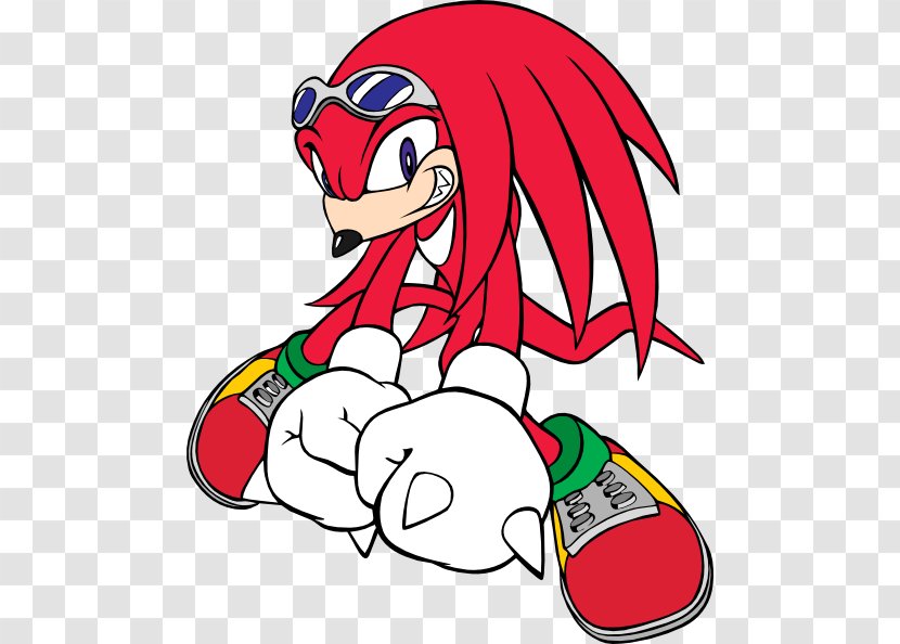 Knuckles The Echidna Sonic Adventure & Knuckles' Chaotix Advance - Frame Transparent PNG