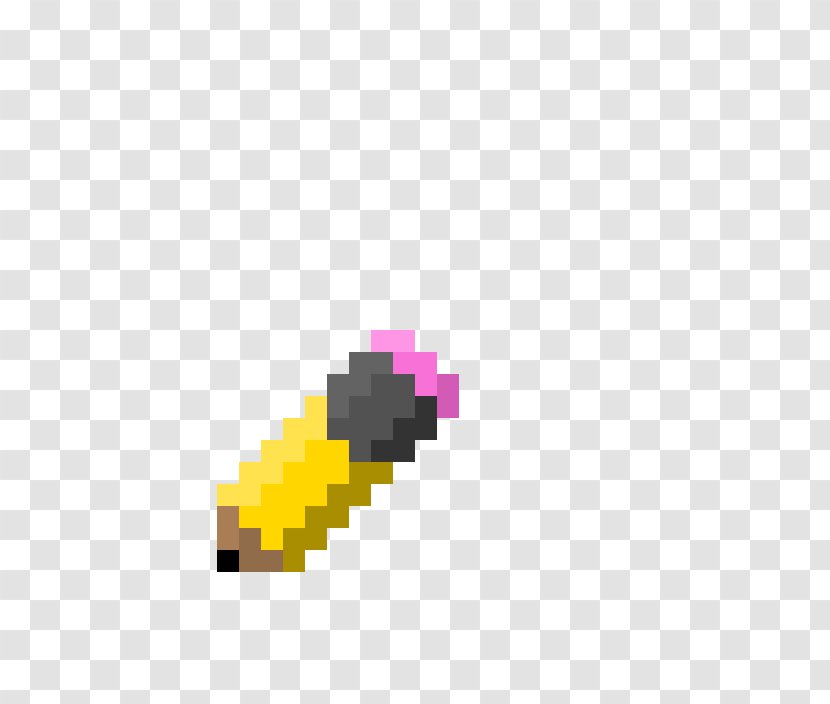 Pixel Art Pencil - Deviantart - Rectangle Transparent PNG