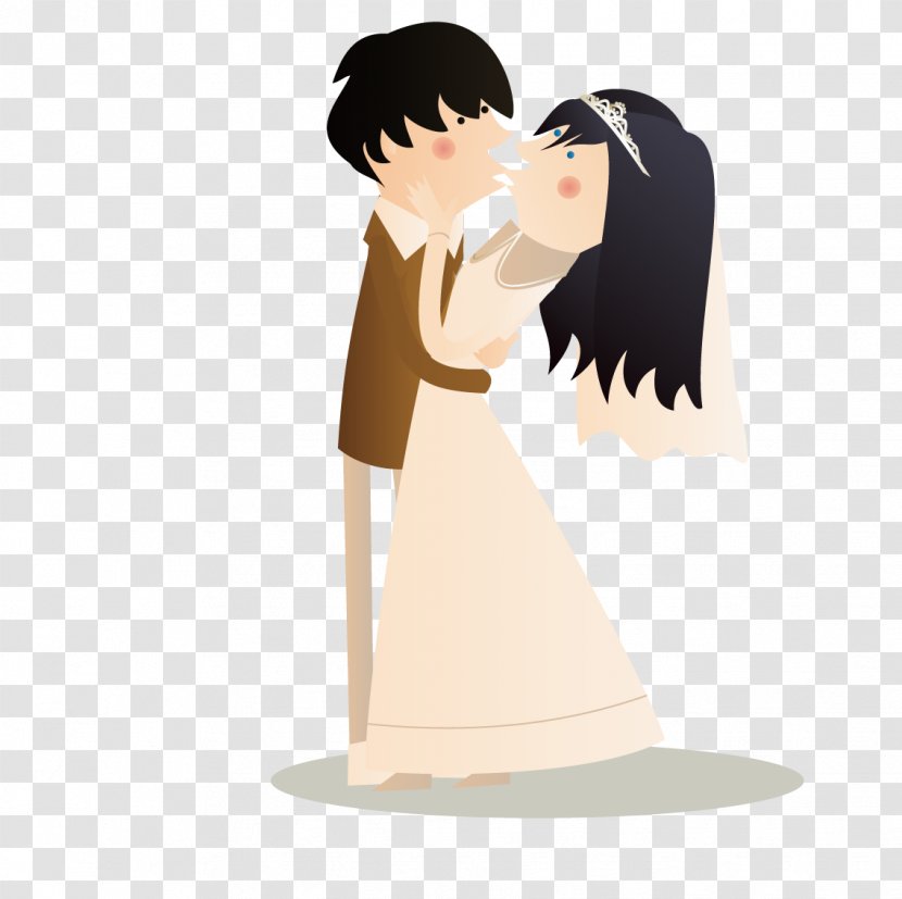 Kiss Couple Romance - Silhouette - Kissing Each Other Transparent PNG