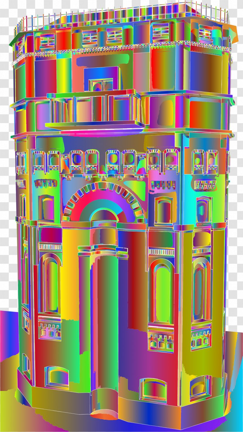 Chicago Water Tower Openclipart Clip Art Remix Image - Outdoor Play Equipment - Old Transparent PNG