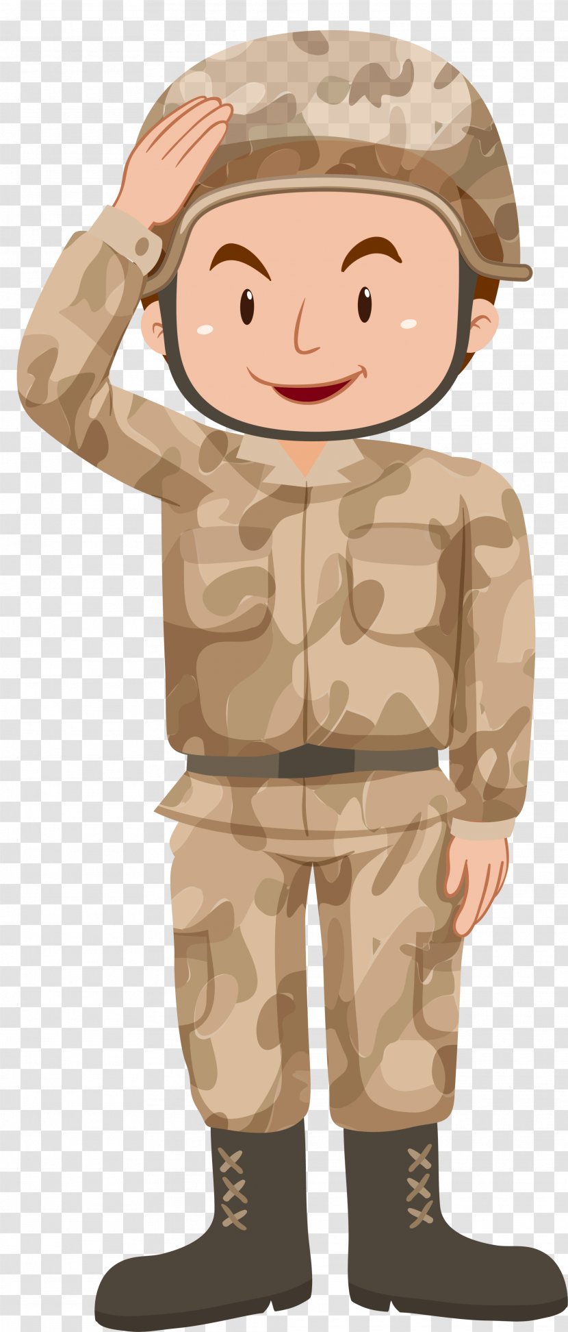 Soldier Royalty-free Illustration - Yellow Cartoon Transparent PNG