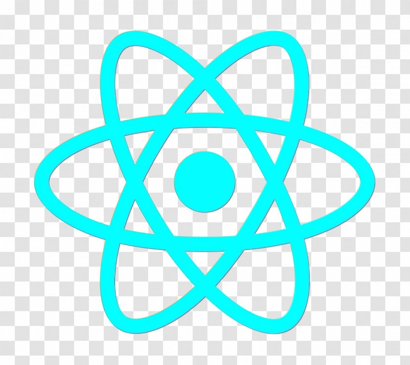 Js Icon Logo React - Turquoise - Symbol Aqua Transparent PNG