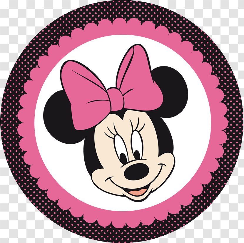 Minnie Mouse Oswald The Lucky Rabbit Mickey Clarabelle Cow Clip Art - Pink - MINNIE Transparent PNG