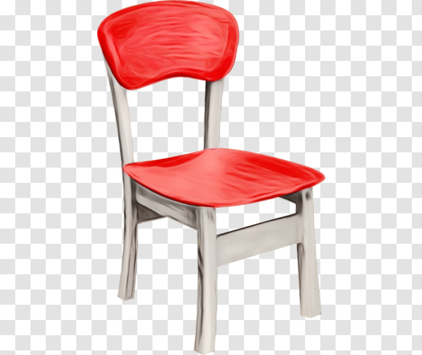 Chair Furniture Red Table Material Property Transparent PNG