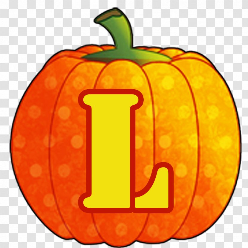 Letter Alphabet Pumpkin Halloween Calabaza - Cucurbita - Car Transparent PNG