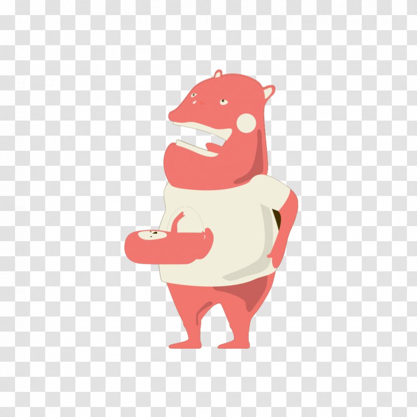 Hippopotamus Hippo: River Horse Drawing Illustration - Flower - Hippo Cartoon Doll Emerges From The Body Transparent PNG