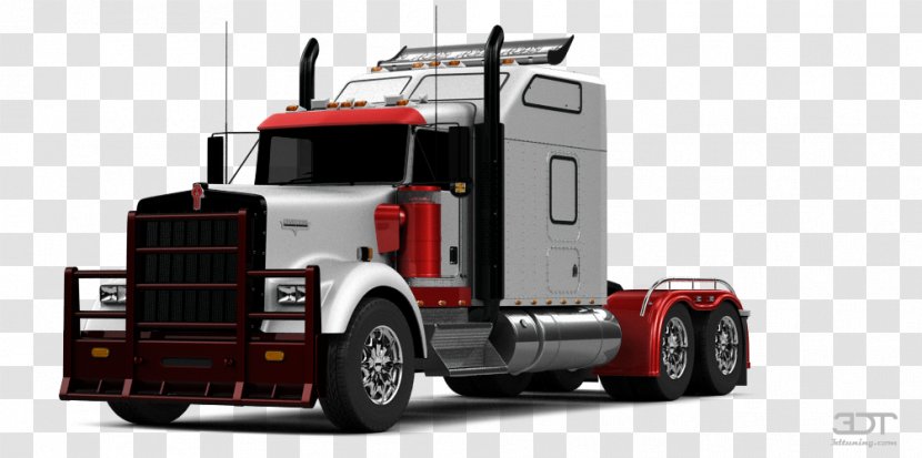 Car Motor Vehicle Tires Semi-trailer Truck Commercial - Brand - Kenworth W900 Transparent PNG