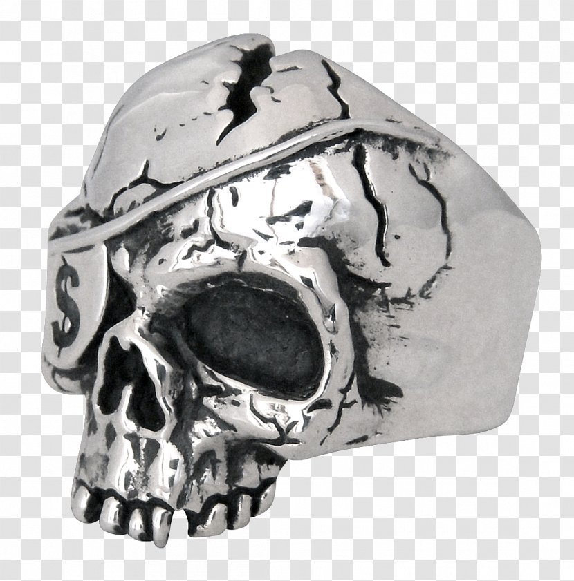 Skull Silver - Jaw Transparent PNG