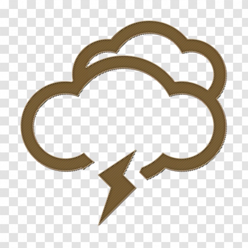 Storms Icon - Stencil Logo Transparent PNG