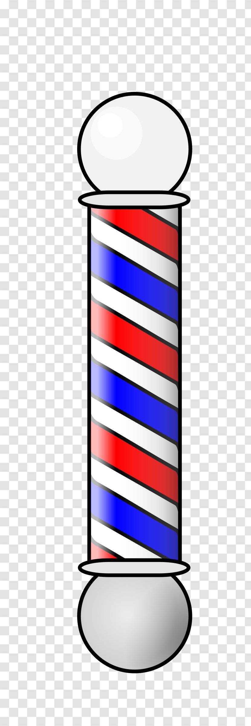 Barber's Pole Hair Clipper Hairstyle Clip Art - Coloring - Animation Transparent PNG