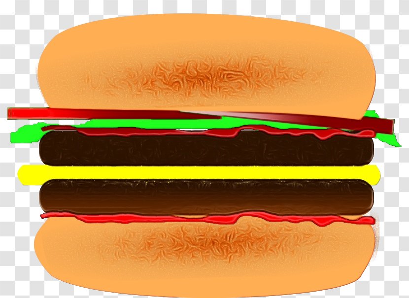 Hamburger - Watercolor - American Food Cheese Transparent PNG