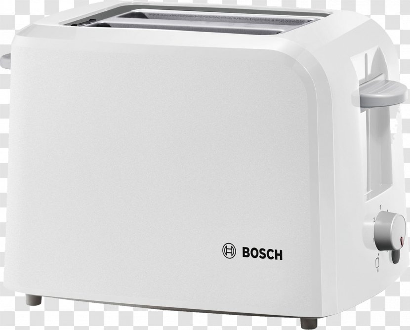 Toaster With Built-in Home Baking Attachment Bosch Haushalt TAT8612 TAT8611GB Styline Collection - Microwave Ovens - White ApplianceToast Transparent PNG