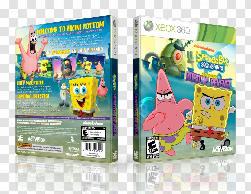 SpongeBob SquarePants: Plankton's Robotic Revenge Xbox 360 Plankton And Karen Video Game Consoles SpongeBob's Truth Or Square - Games Transparent PNG