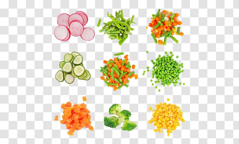 Carrot Vegetarian Cuisine Vegetable Onion - Chopped Vegetables Picture Transparent PNG