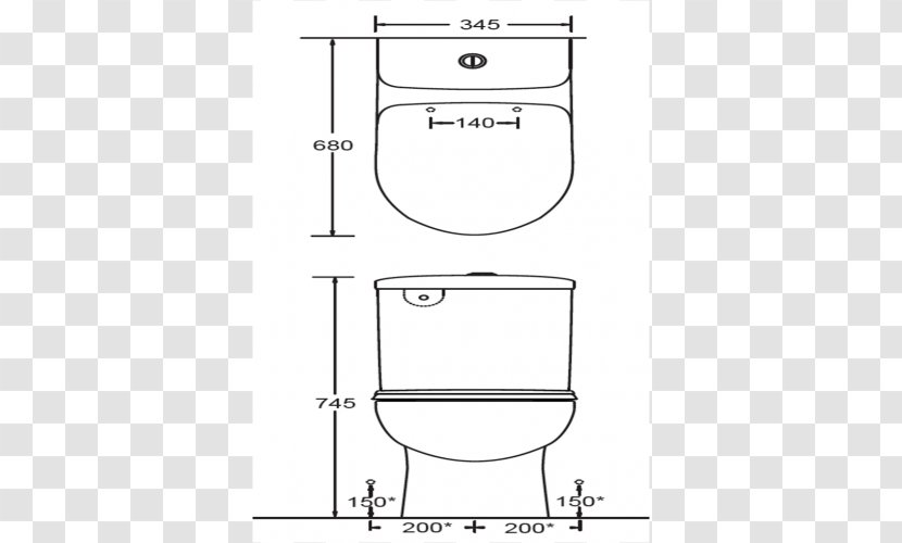 /m/02csf Bathroom Toilet & Bidet Seats Drawing - Black And White - Clay Wall Transparent PNG