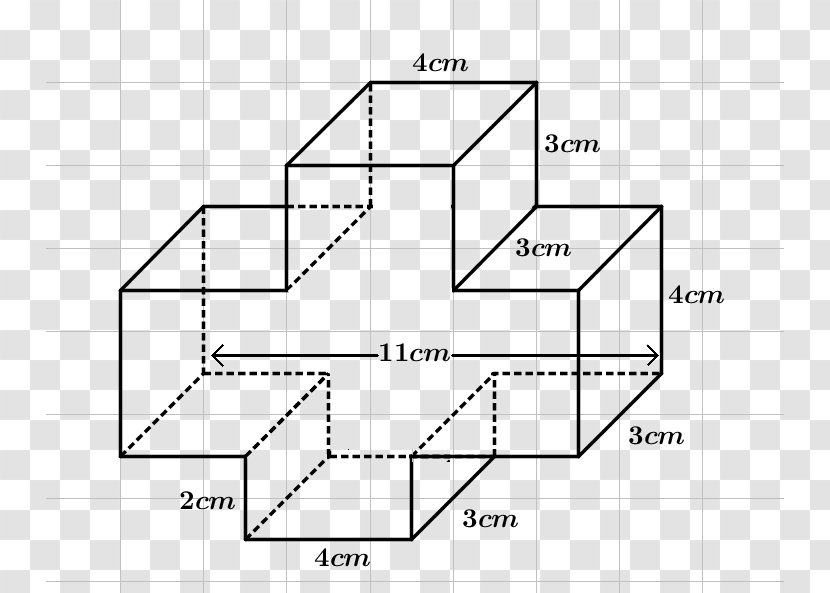 Solid Geometry Volume Cuboid Mathematics - Floor Plan Transparent PNG