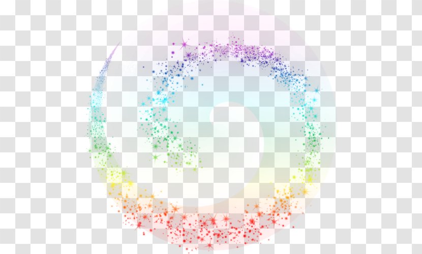 Light Spiral Point Circle Transparent PNG