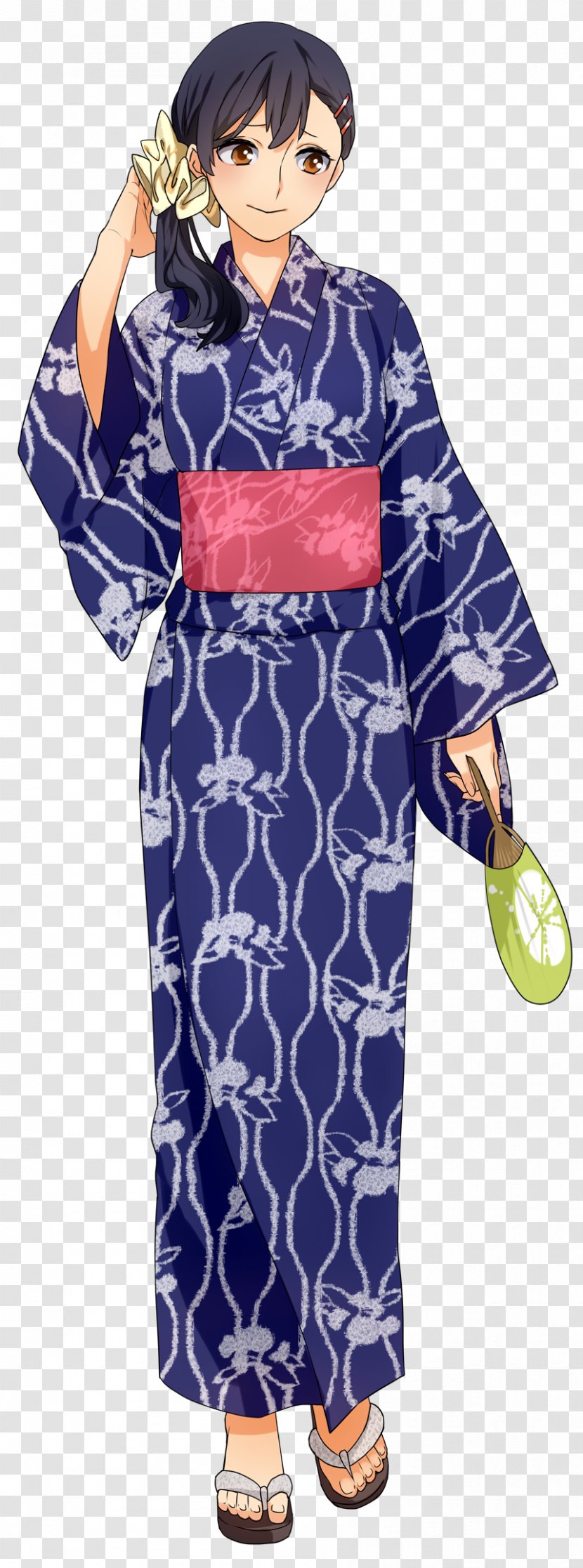 Kimono Robe Costume Design Cartoon - Yukata Transparent PNG