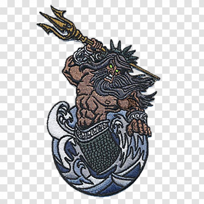 Poseidon Symbol - Shield Crest Transparent PNG