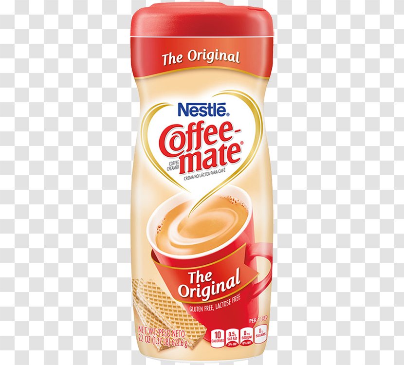Instant Coffee Non-dairy Creamer Coffee-Mate - Coffeemate Transparent PNG