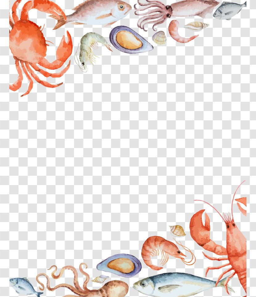 Seafood Crab - Vector Lobster Transparent PNG