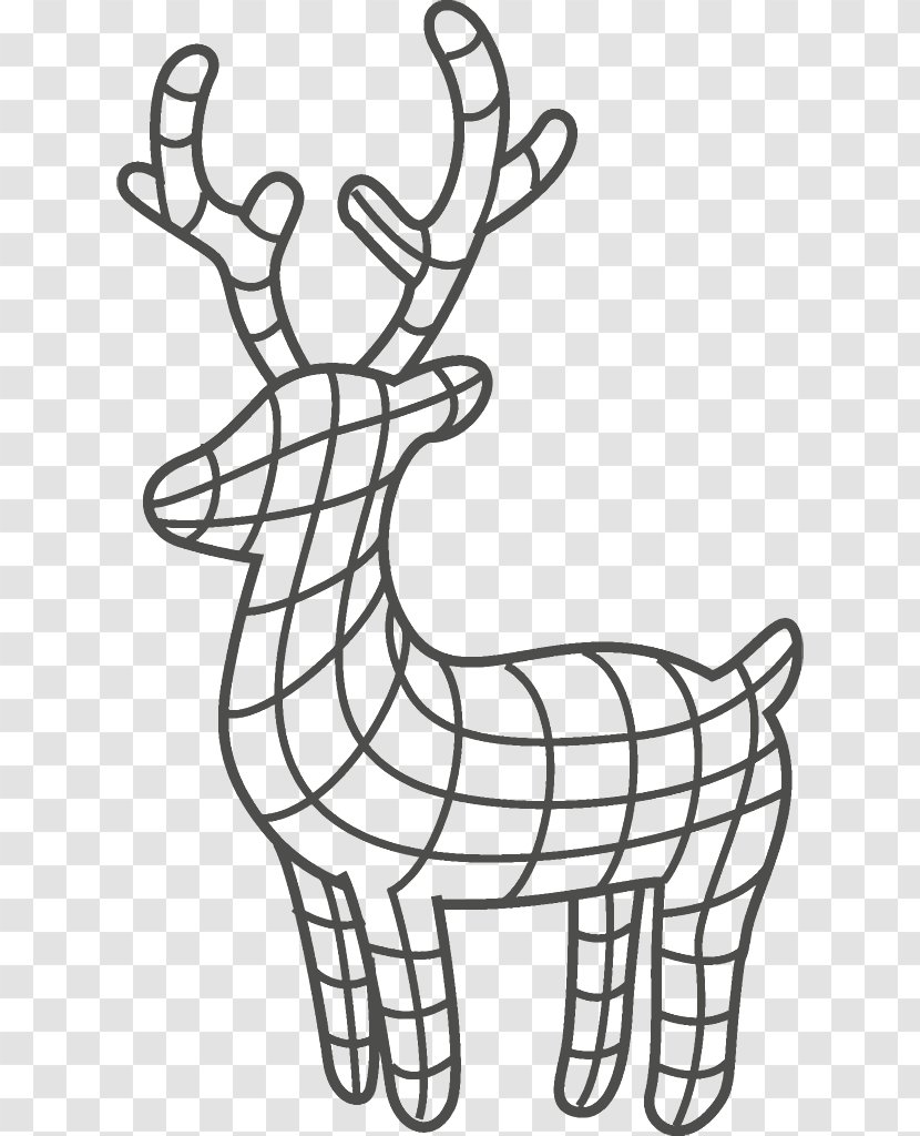 Reindeer Christmas - Animal Figure Drawing Transparent PNG