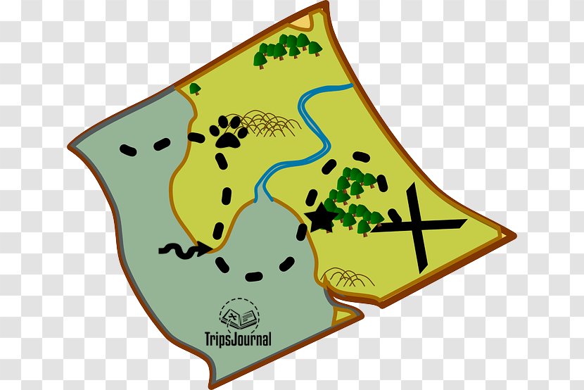 Clip Art Treasure Map Road Openclipart - Symbolization Transparent PNG