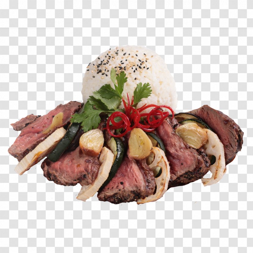 Beef Tenderloin Sushi Sake Teriyaki Venison - Dish - Sashimi Salad Transparent PNG