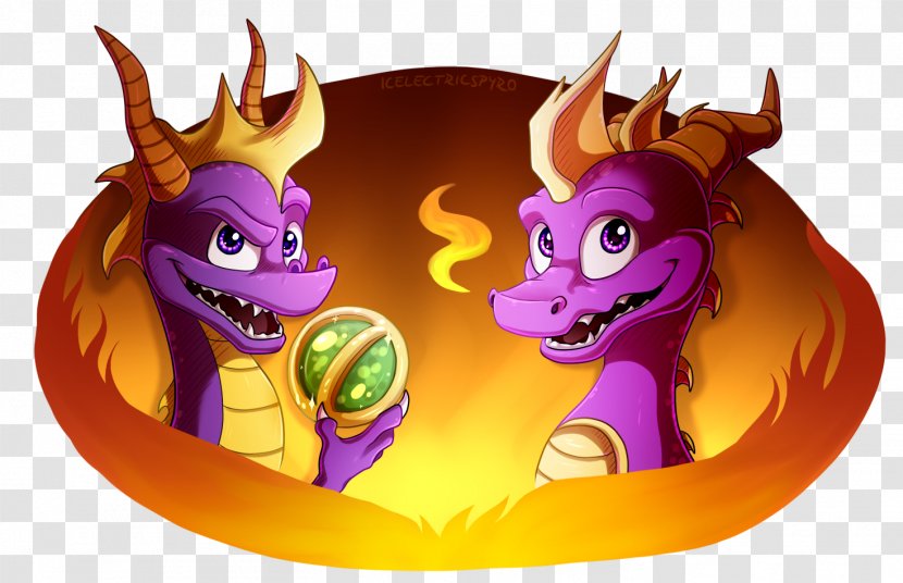 Spyro 2: Ripto's Rage! Spyro: A Hero's Tail The Dragon Legend Of New Beginning Crash Bandicoot Purple: Rampage And Orange: Cortex Conspiracy - Playstation Transparent PNG