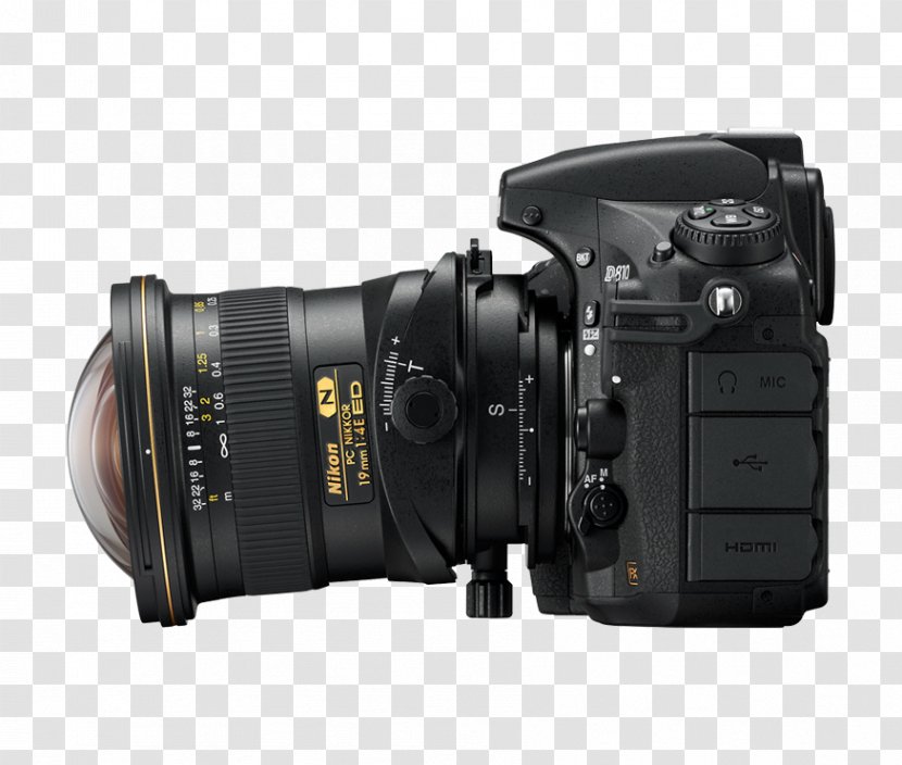 Camera Lens Nikkor Perspective Control Tilt–shift Photography Nikon - Mirrorless Interchangeable Transparent PNG