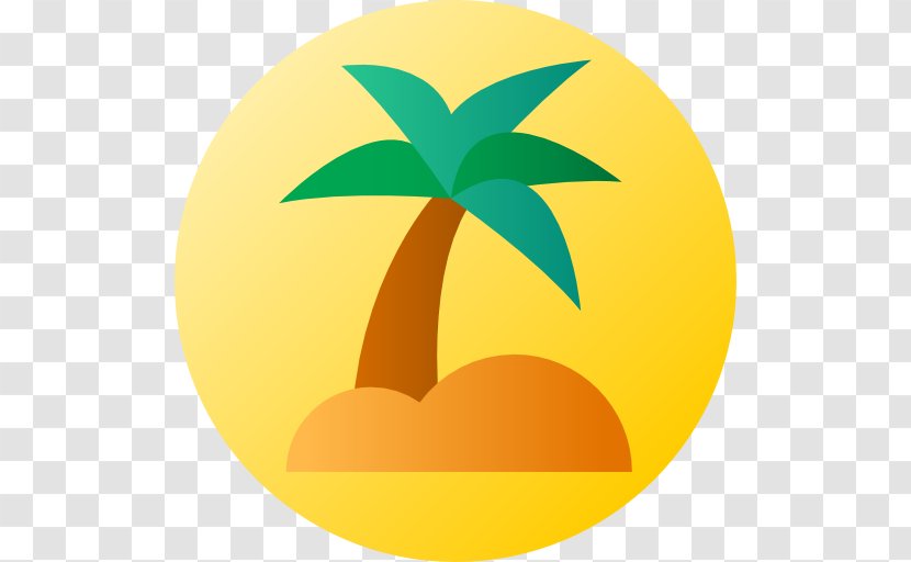 Clip Art - Yellow - Beach Badge Transparent PNG
